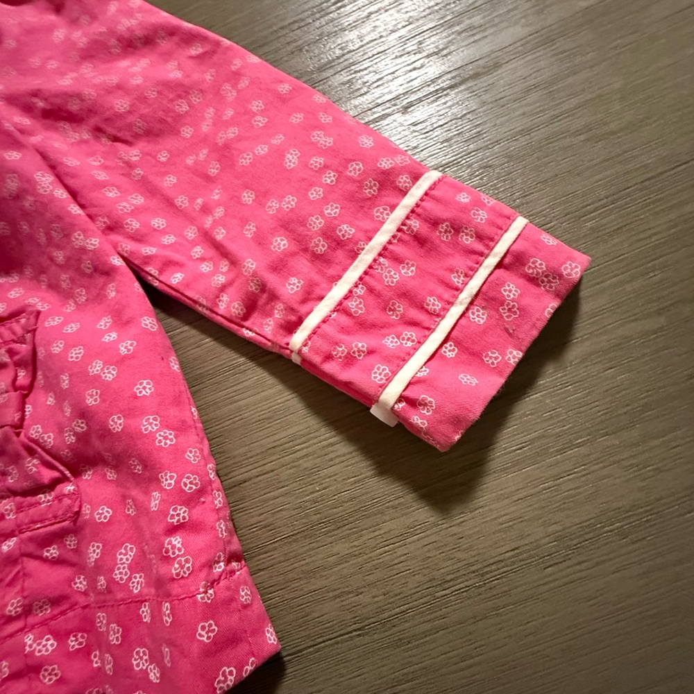 Pink Jacket with Floral Pattern 2T - Picture 2 of 8